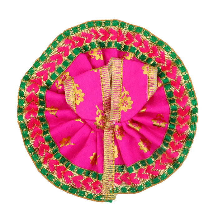 Krishnar Dress  - 3.5  Inches |  Satin Krishna Idol Dress/ Krishna Idol Satin Clothes for Murti/ Assorted Colour - Laddu Gopal Dress