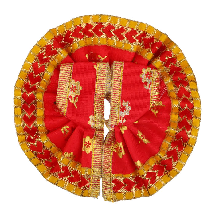 Door Toran Set - 6 Feet | Artificial Flower Thoran/ Artificial Flower Bandanwar for Home Decor/ Assorted Colour - Laddu Gopal, Krishna & Radha Rani Dress
