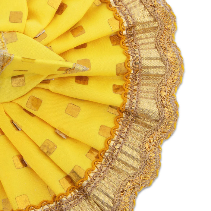 Gol Poshak - 7 Inches | Krishnar Dress / Krishna Idol Costume / Clothes for Krishna Murti/ Assorted