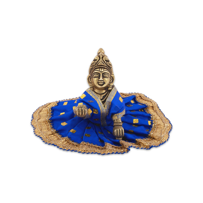 Gol Poshak - 7 Inches | Krishnar Dress / Krishna Idol Costume / Clothes for Krishna Murti/ Assorted