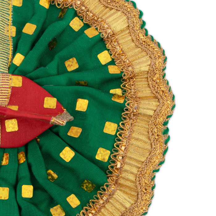 Gol Poshak - 7 Inches | Krishnar Dress / Krishna Idol Costume / Clothes for Krishna Murti/ Assorted