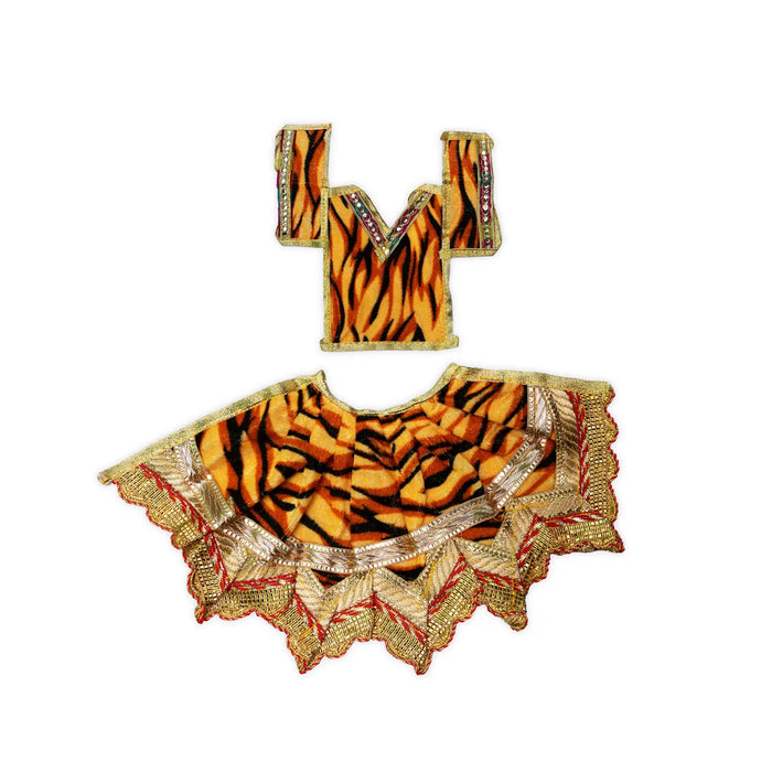 Lord Shiva Costume – 6 Inches | Velvet Mahadev Costume/ Shivji Dress/ Shivan Dress for Deity Decoration