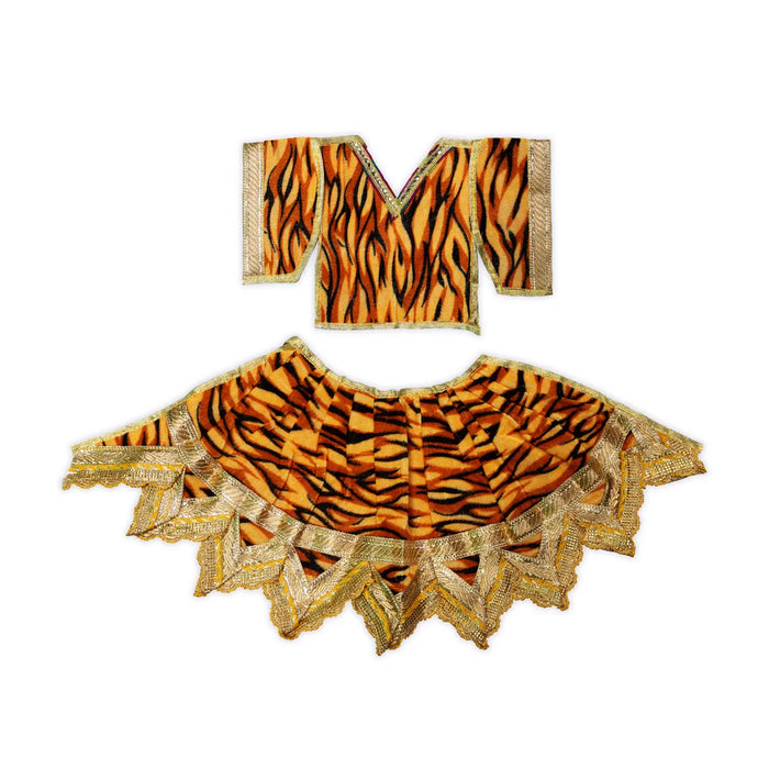 Mahadev Costume – 8 Inches | Shivan Dress / Velvet Shivji Costume / Deity Decoration Accessories