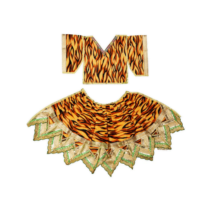 Mahadev Costume – 4 Inches | Velvet Shivan Costume / Shivji Dress / Shivan Dress For Deity Decoration