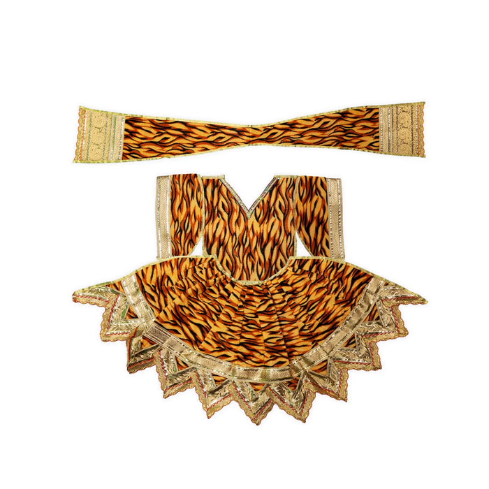 Lord Shiva Costume – 13.5 Inches | Velvet Mahadev Costume/ Shivji Dress/ Shivan Dress for Deity Decoration