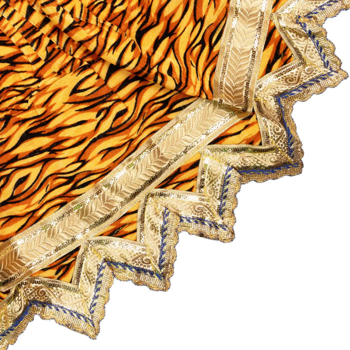 Mahadev Costume - 16 x 24 Inches | Velvet Shivan Costume / Shivji Dress / Shivan Dress for Deity - Bhagwan Vastra