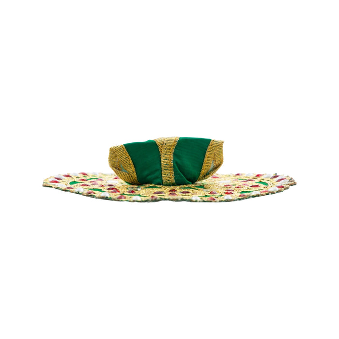 Krishnar Dress - 5.5 Inches | Gol Poshak / Krishna Idol Costume / Krishnar Dress / Krishna Clothes for Murti/ Assorted