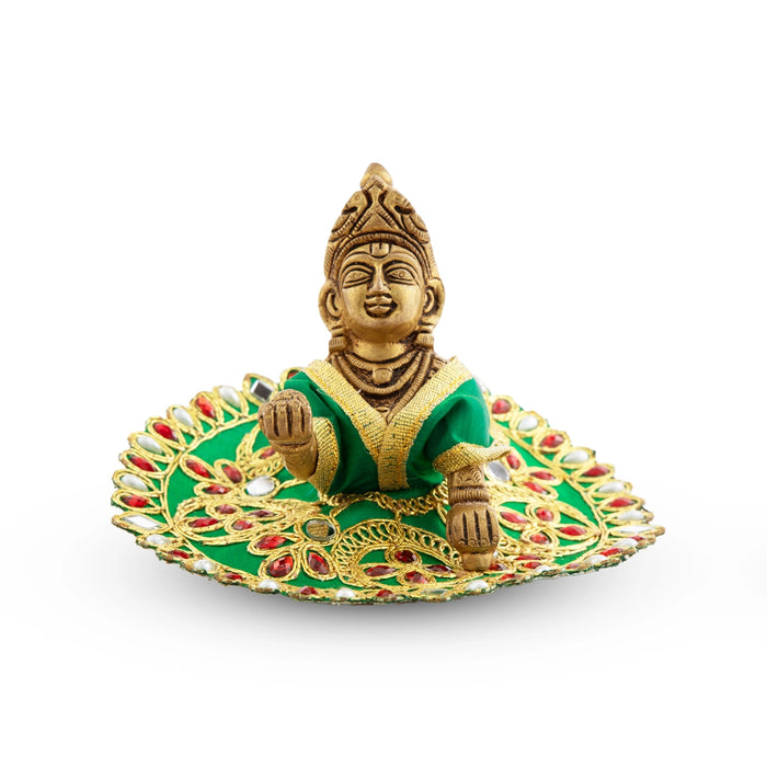 Krishnar Dress - 5.5 Inches | Gol Poshak / Krishna Idol Costume / Krishnar Dress / Krishna Clothes for Murti/ Assorted