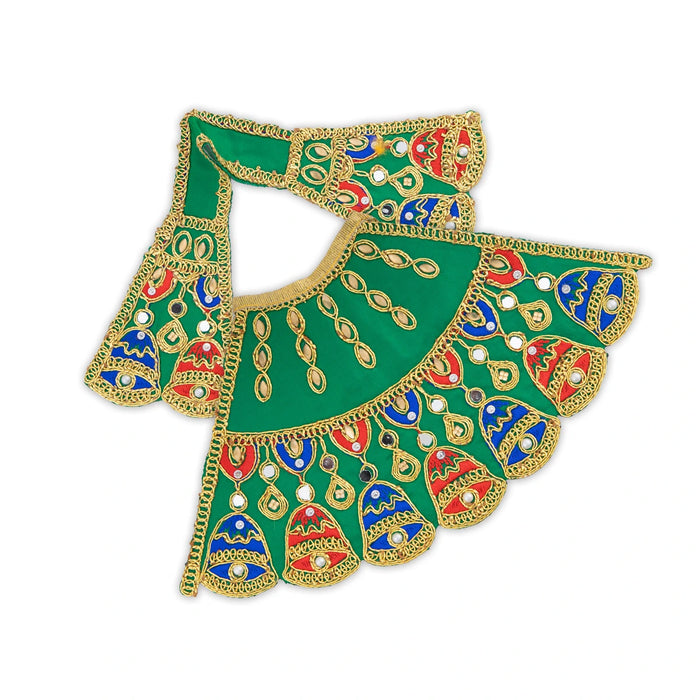 Mata Dress - 4 Inches | Amman Pavadai / Lehenga Patka / Devi Vastra / Mata Rani Poshak for Deity/ Assorted