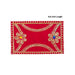 Pooja Aasan - 4 x 6 Inches | Velvet With Embroidery Design Pooja Mat/ Pooja Aasan Mat for Deity - Pooja Aasan & Bajot & Pooja Mat