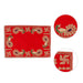 Pooja Aasan - 9 x 13 Inches | Velvet With Embroidery Design Pooja Mat / Pooja Aasan Mat for Deity - Pooja Aasan