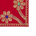 Pooja Aasan - 5 x 5 Inches | Velvet With Embroidery Design Pooja Mat/ Pooja Aasan Mat for Deity - Pooja Aasan & Bajot & Pooja Mat
