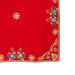 Pooja Aasan - 22 x 22 Inches | Velvet With Embroidery Design Pooja Mat/ Pooja Aasan Mat for Deity - Pooja Aasan & Bajot & Pooja Mat