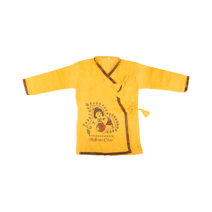 Bal Krishna Dress Set - Size 22 | Bal Krishna Costume/ Bal Kanha Dress for Kids - Ethnic Wear Sets