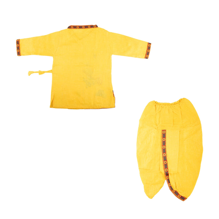 Bal Krishna Dress Set - Size 20 | Embroidery Design Bal Krishna Costume/ Bal Kanha Dress for Kids - Ethnic Wear Sets