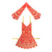 Radha Dress - 12 Inches | Embroidery Radha Rani Dress/ Radhai Fancy Dress for Deity - Laddu Gopal Dress