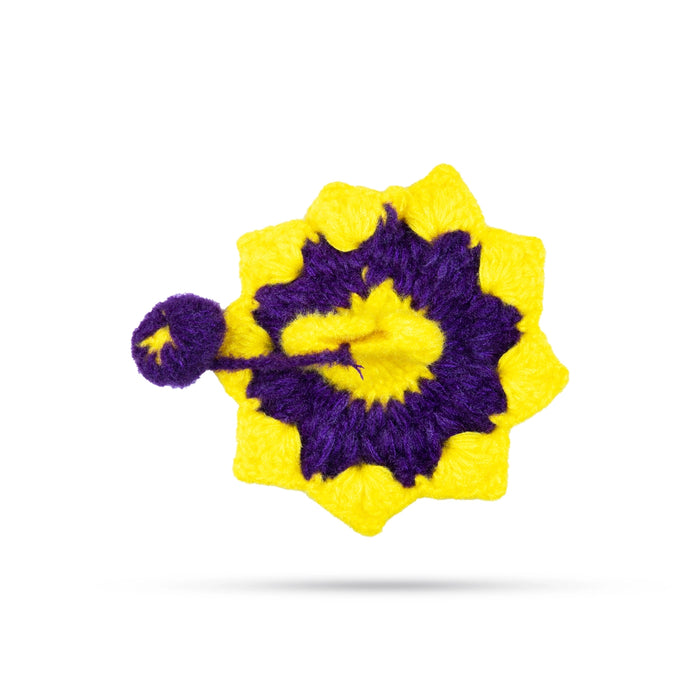 Krishna Dress - 2 x 6.5 Inches | Woolen Krishna Costume/ Kanha Ji Dress for Deity - Laddu Gopal Dress