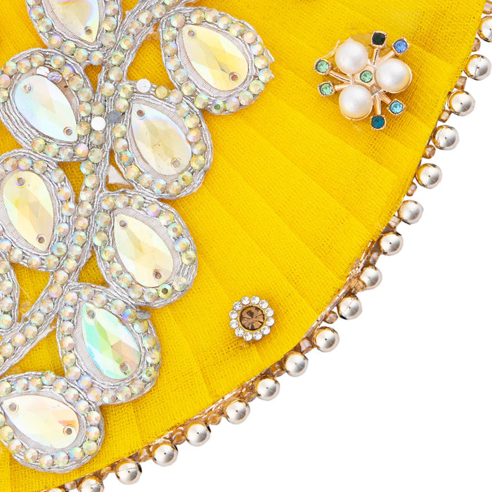 Lehanga Patka - 7 Size Set | Decorative Amman Pavadai/ Devi Dress/ Mata Rani Poshak For Deity