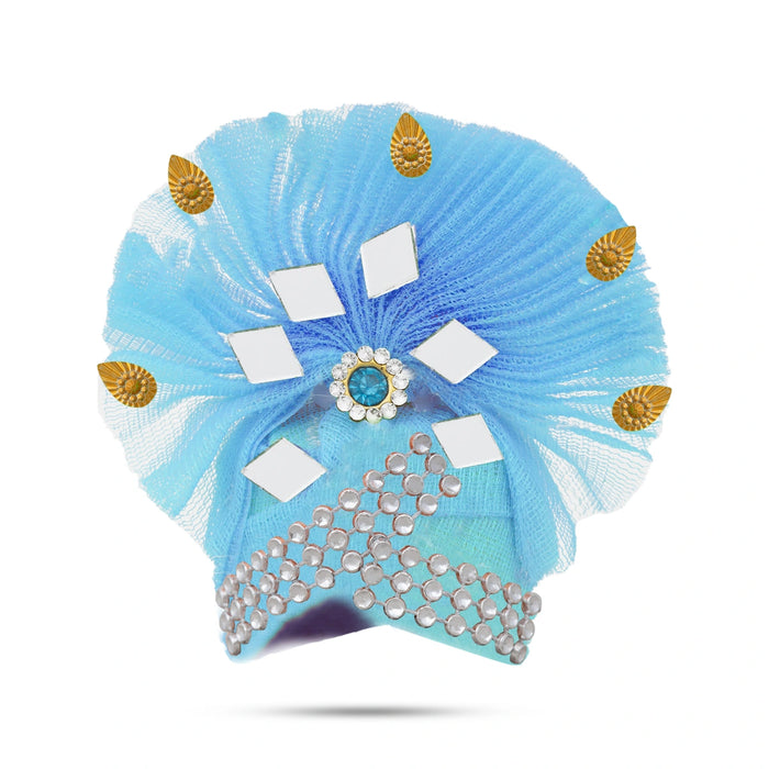 Crown - 2.5 x 2.5 Inches | Turban/ Kireedam/ Mukut/ Kiridam for Deity