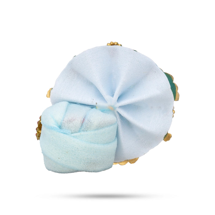 Crown - 2.5 x 2.5 Inches | Kireedam/ Kiridam/ Turban for Deity - Head & Face Accessories