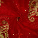 Mata Chunri - 2.25 Mtrs | Net Cloth Mata Rani Chunri Shawl/ Jari Embroidery Design Mata Chunari for Deity - Devi Dress