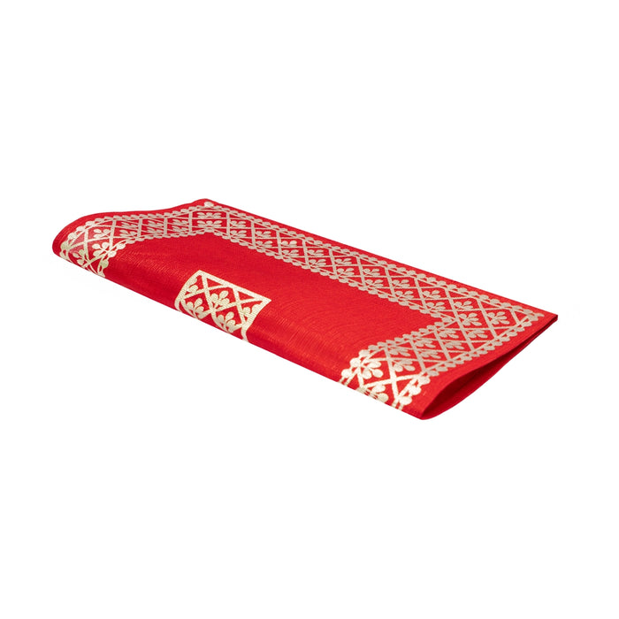 Pooja Aasan Mat - 12 x 12 Inches | Pooja Mat/ Yoga Mat / Asan Mat for Meditation