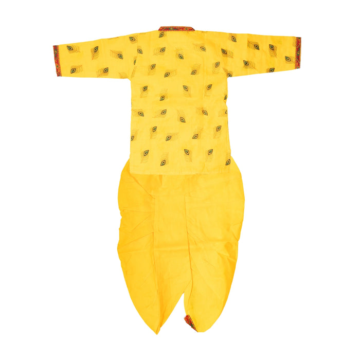 Bal Krishna Dress Set - Size 22 | Bal Krishna Costume/ Bal Kanha Dress for Kids - Ethnic Wear Sets