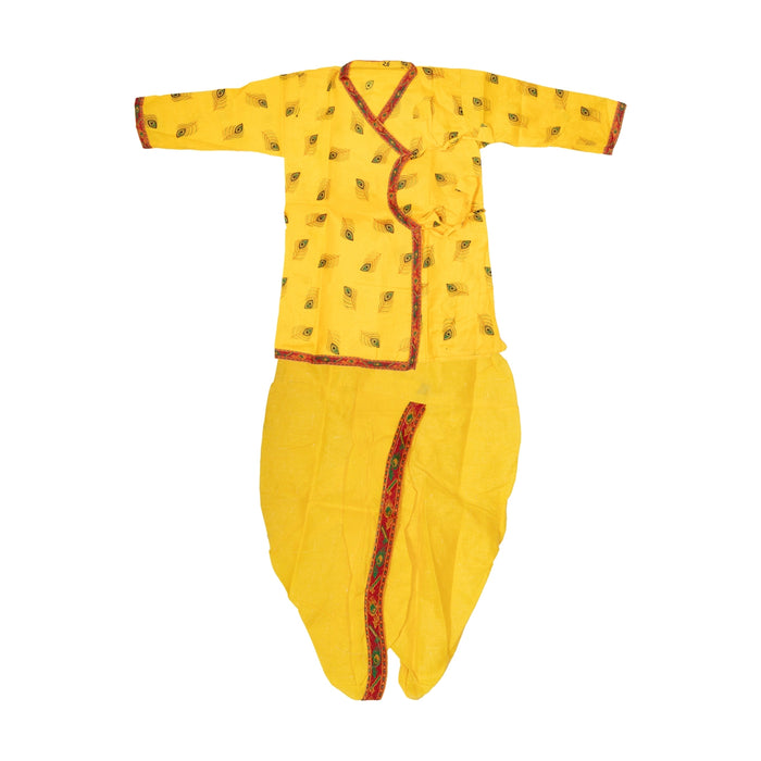 Bal Krishna Dress Set - Size 24 | Bal Kanha Dress / Bal Krishna Vastra / Bal Krishna Costume for Kids - Ethnic Wear Sets