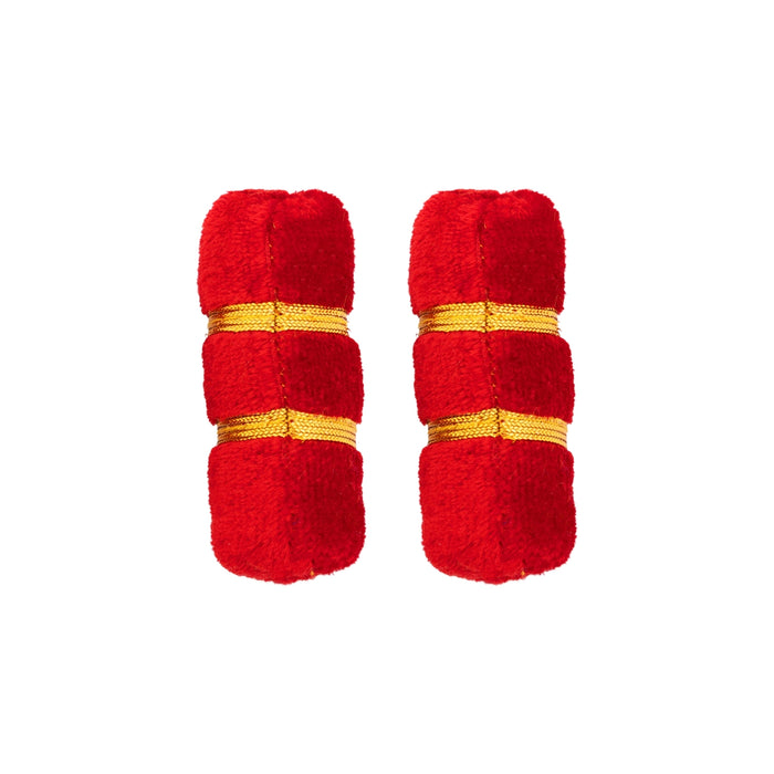 Laddu Gopal Pillow - 1 x 2.5 Inches | 2 Pcs/ Pillow for Bal Gopal Idol/ Soft Velvet Cushion For Simhasan