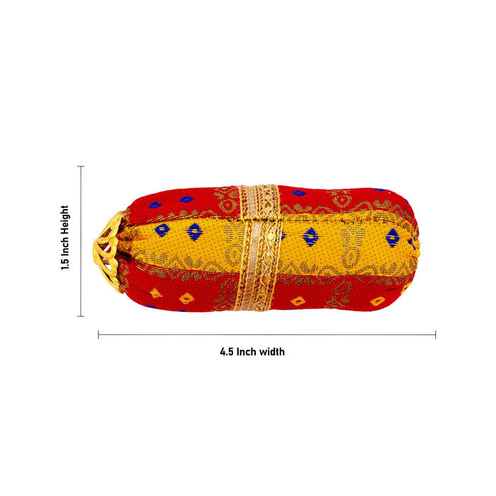 Deity Pillow - 1.5 x 4.5 Inches | 2 Pcs/ Kanha ji Pillow/ Cushion For Thakur ji Sinhasan