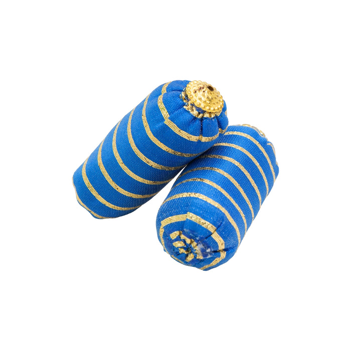 Laddu Gopal Simhasan Pillow - 1 x 3 Inches | 2 Pcs/ Decorative Cushion/ Pillow for Lord Krishna Idol