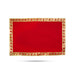 Pooja Aasan - 13 x 20 Inches | Velvet With Embossed Jari Design Pooja Mat/ Pooja Aasan Mat for Deity - Pooja Aasan & Bajot & Pooja Mat