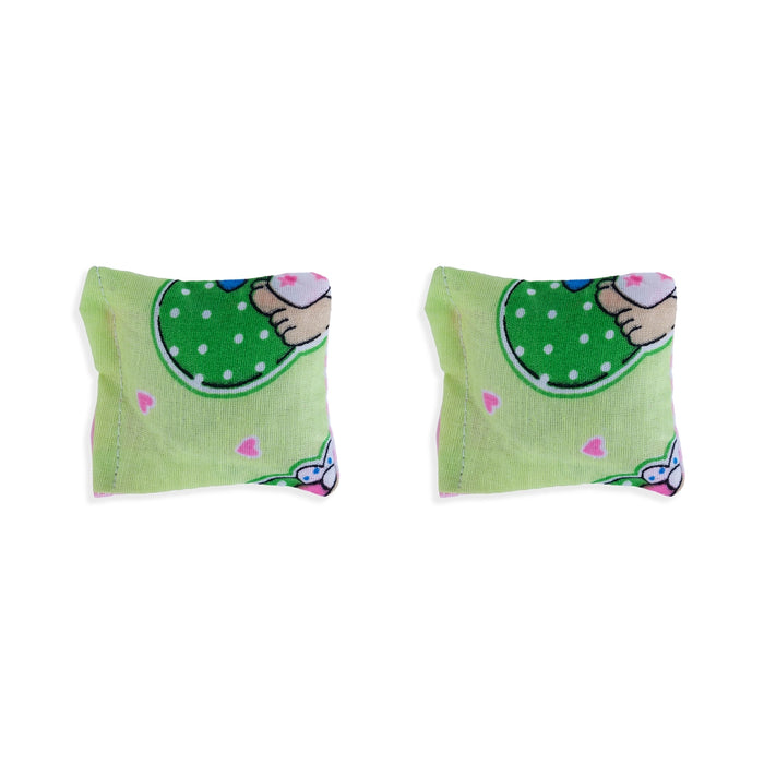 Bed Set For God - 9 x 8 Inches | Gadi Set / Gaddi Set for Deity/ Assorted