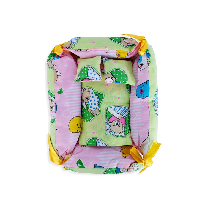 Bed Set For God - 9 x 8 Inches | Gadi Set / Gaddi Set for Deity - Deity Accessories