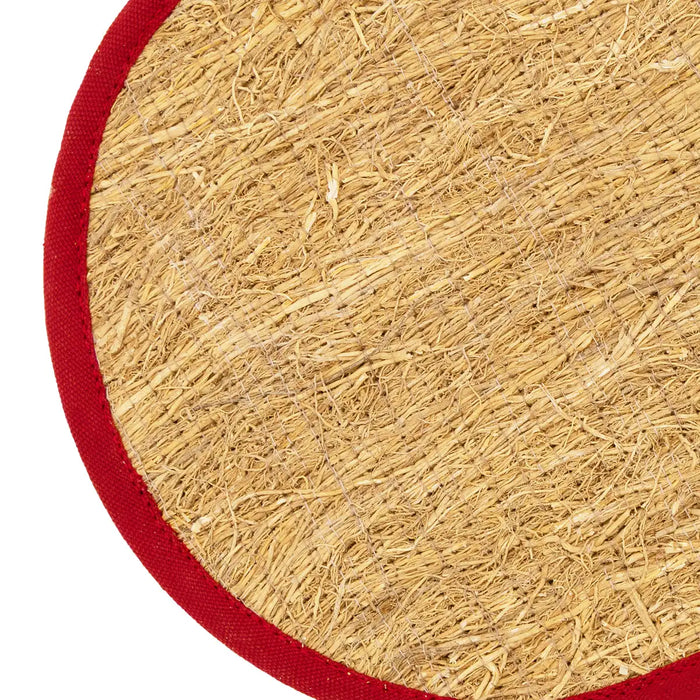 Vettiver Visiri - 13 x 9.5 Inches | Vetiver Root Hand Fan / Cooling Grass Fan for Home