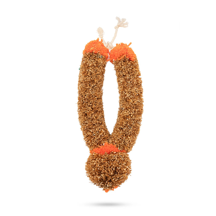 Vettiver Malai - 10 Inches | Natural Vetiver Garland/ Traditional Vetiver Mala For Divine Fragrance And Pooja