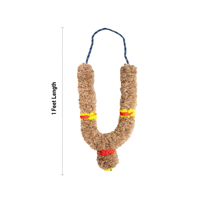 Vettiver Malai - 1 Feet | Vetiver Garland/ Vetiver Malai/ Vetti Veru Garland for Deity