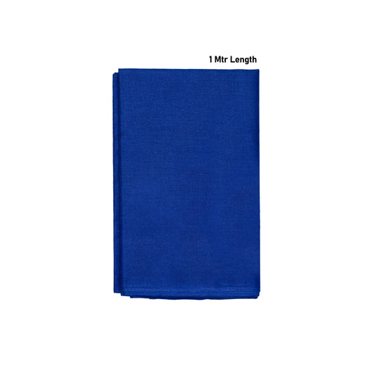 Blouse Bit - 1 Mtr | Blue Colour Blouse Piece/ Unstitched Blouse Material for Women - Sarees & Blouse
