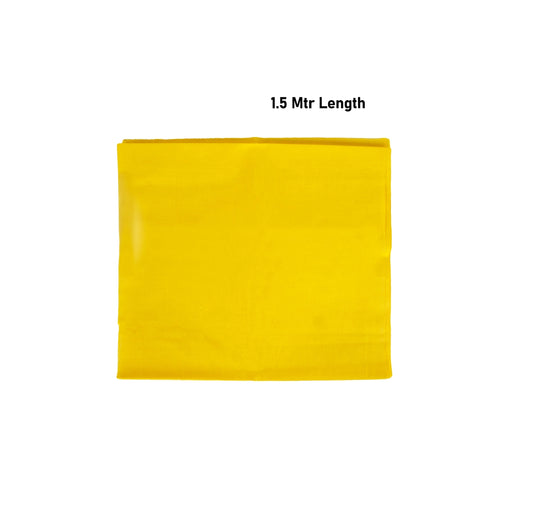 Blouse Bit - 1.5 Mtr | Yellow Colour Blouse Piece/ Unstitched Blouse Piece for Women - Sarees & Blouse