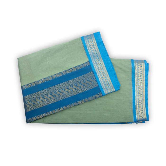 Saree - 9 Yards | Kalyani Cotton Saree/ Handloom Saree/ Jari Border Design Traditional Saree for Women