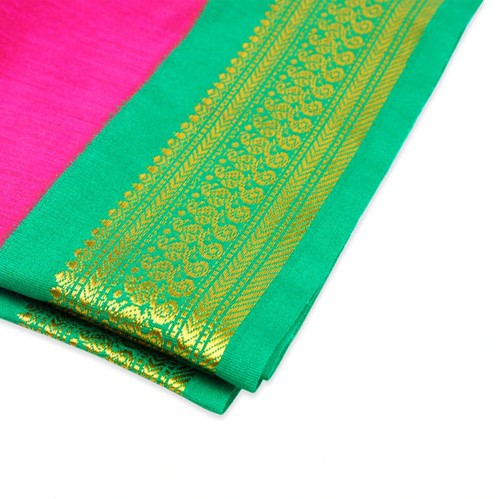 Saree - 6 Yards | Kalyani Zari Butta Cotton Saree / Jari Border Design Traditional Saree / Handloom Saree for Women