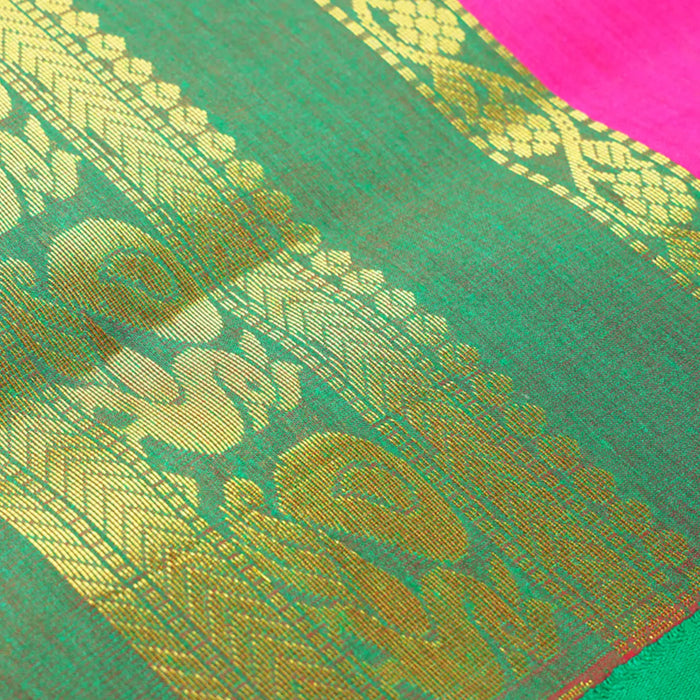 Saree - 6 Yards | Kalyani Zari Butta Cotton Saree / Jari Border Design Traditional Saree / Handloom Saree for Women