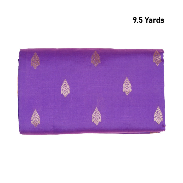 Saree - 9.5 Yards | Korvai Butta & Rich Pallu Saree/ Handloom Saree/ Jari Border Traditional Saree for Women