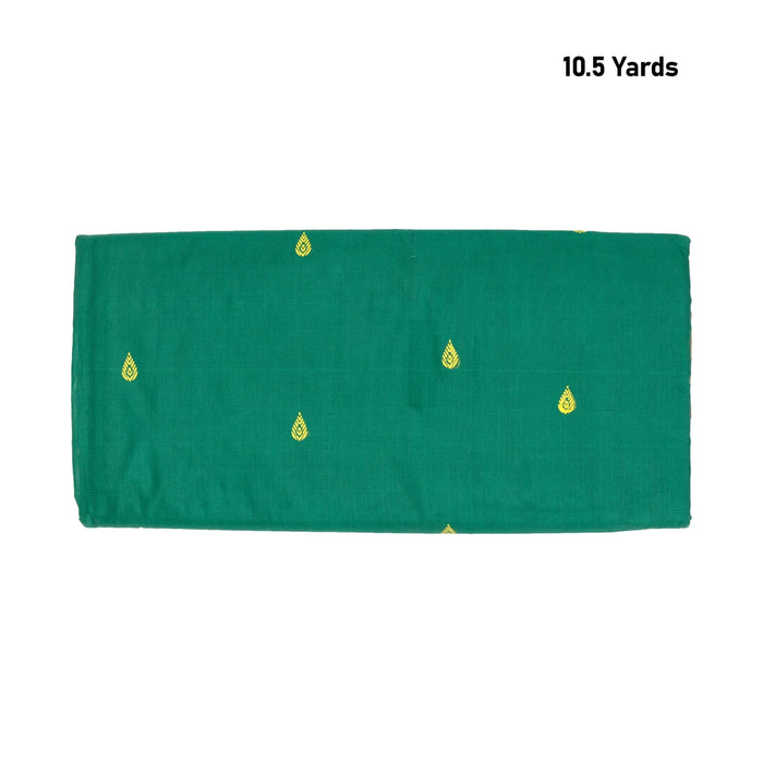 Saree - 10.5 Yards | Poly Cotton Butta/ Traditional Pudavai/ Ethnic Saree/ South Indian Saree For Festive Wear