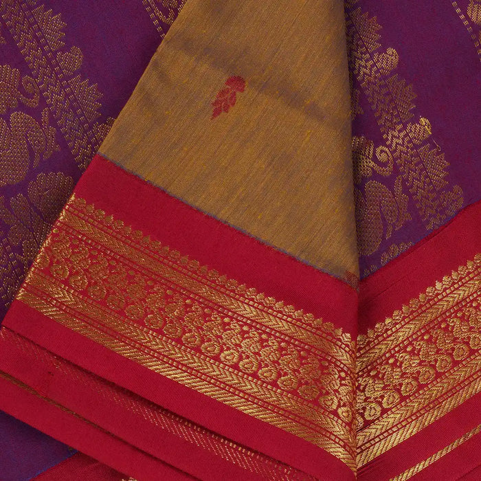 Saree - 9 x 5 Yards | Kalyani Thread Butta Cotton Saree/ Handloom Saree/ Jari Border Design Traditional Saree for Women
