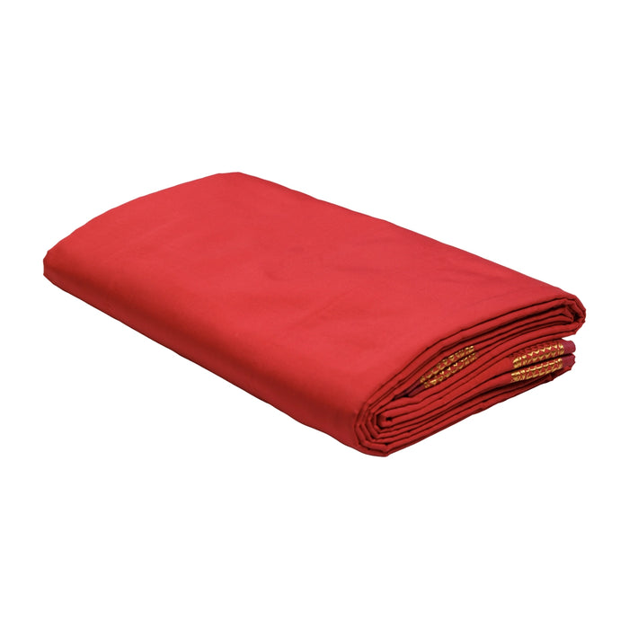 Saree - 9.5 Yards | Seer Plain Soft Silk Saree / Jari Border Design Traditional Saree for Women