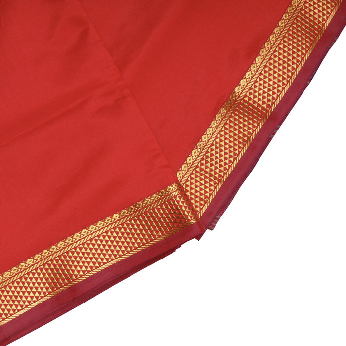 Saree - 9.5 Yards | Seer Plain Soft Silk Saree / Jari Border Design Traditional Saree for Women