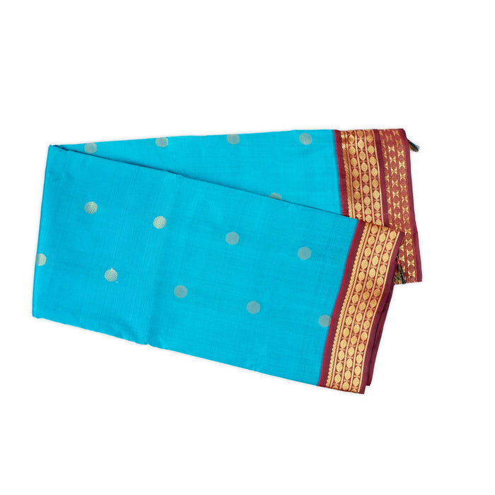 Saree - 9.5 Yards | Kalyani Semi Soft Silk Saree / Jari Border Design Traditional Saree for Women