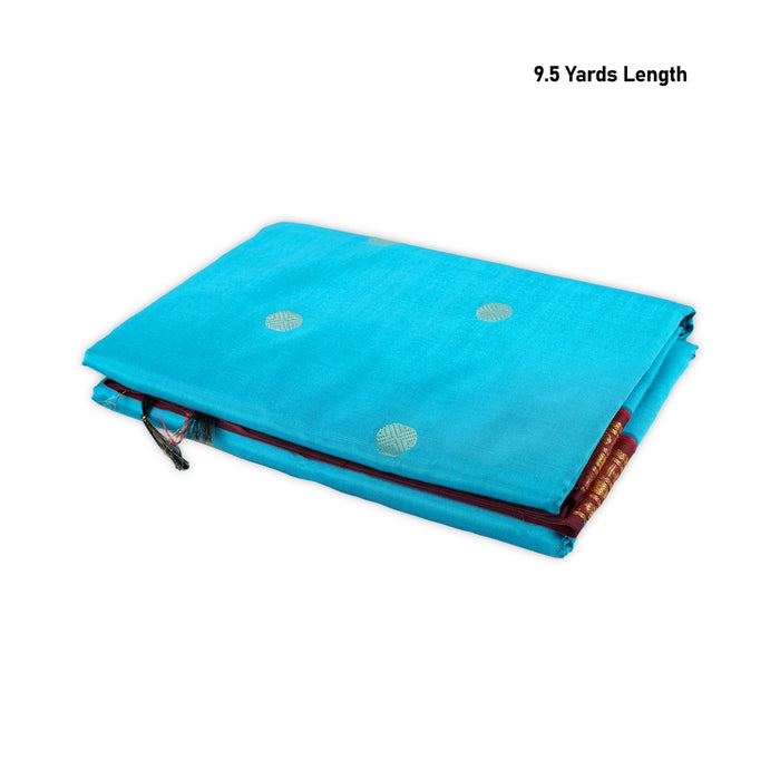 Saree - 9.5 Yards | Kalyani Semi Soft Silk Saree / Jari Border Design Traditional Saree for Women
