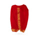 Readymade Panchakacham With Angavastram - Size 42 | Jari Design & Red Colour Dhoti And Towel for Men - Veshti & Dhoti